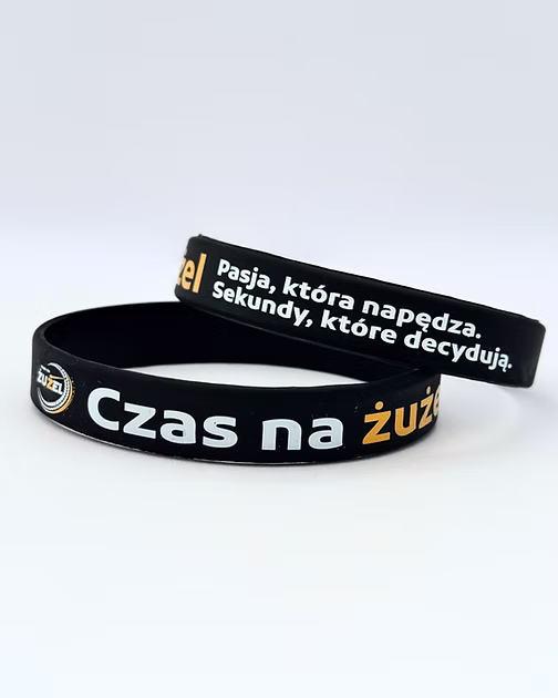 Opaski silikonowe Czas na ŻUŻEL – gadżety dla fanów żużla